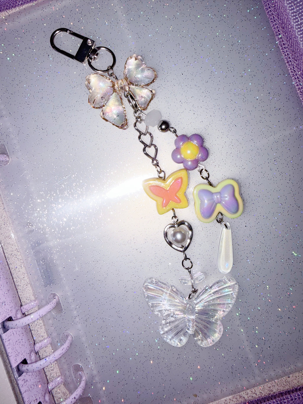 Expecto Beadronum | Vivid Butterfly Keychain