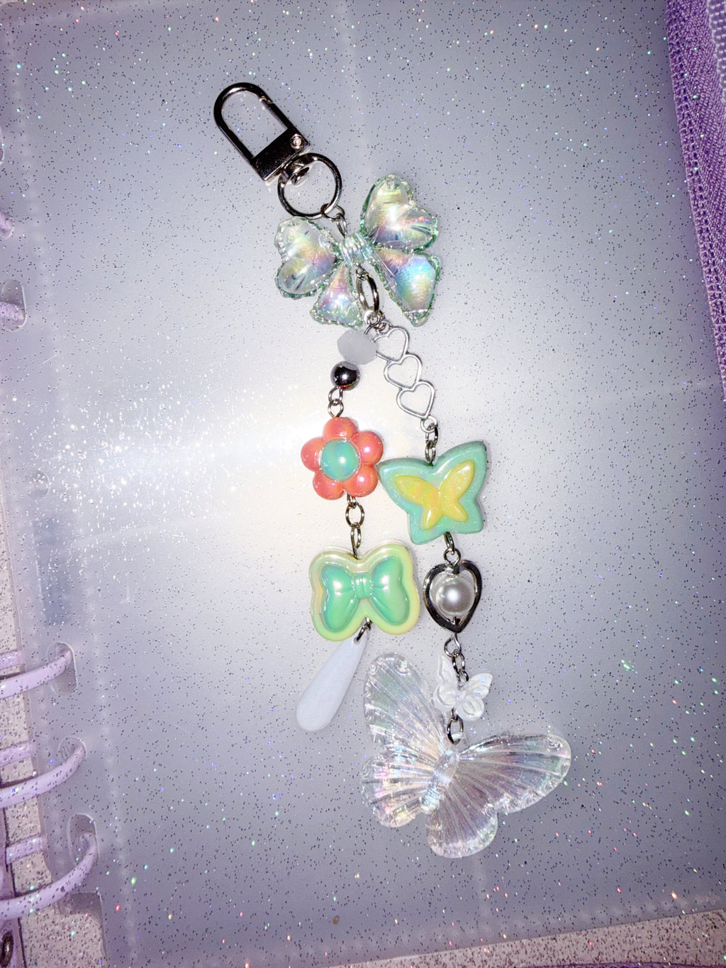 Expecto Beadronum | Vivid Butterfly Keychain