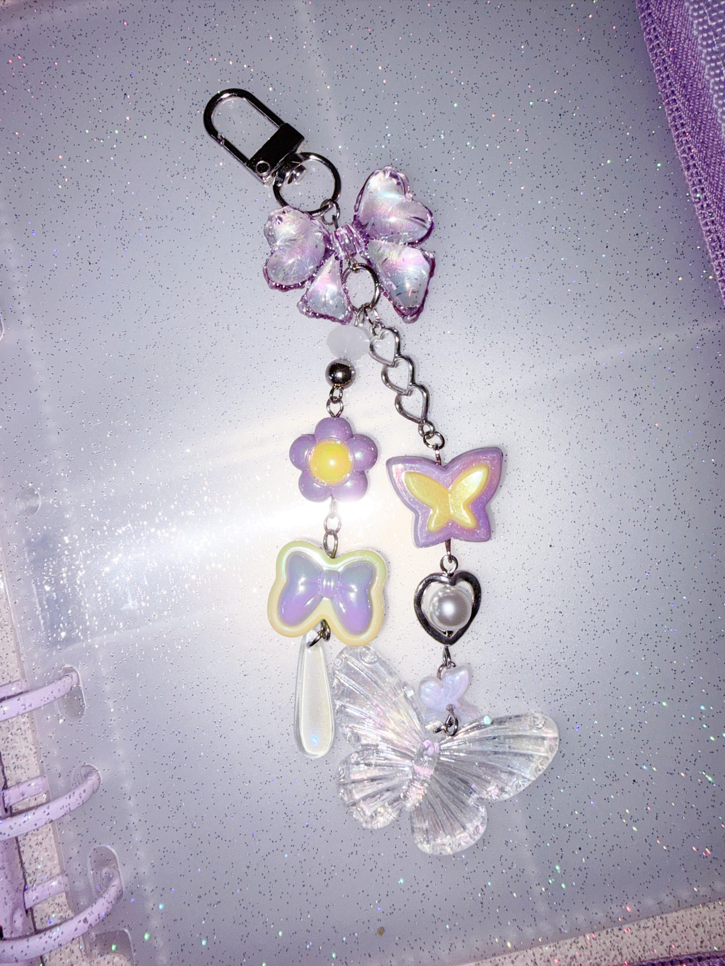 Expecto Beadronum | Vivid Butterfly Keychain