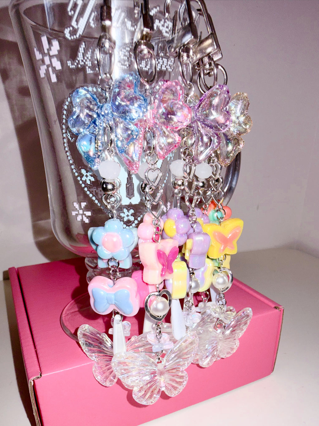 Expecto Beadronum | Vivid Butterfly Keychain