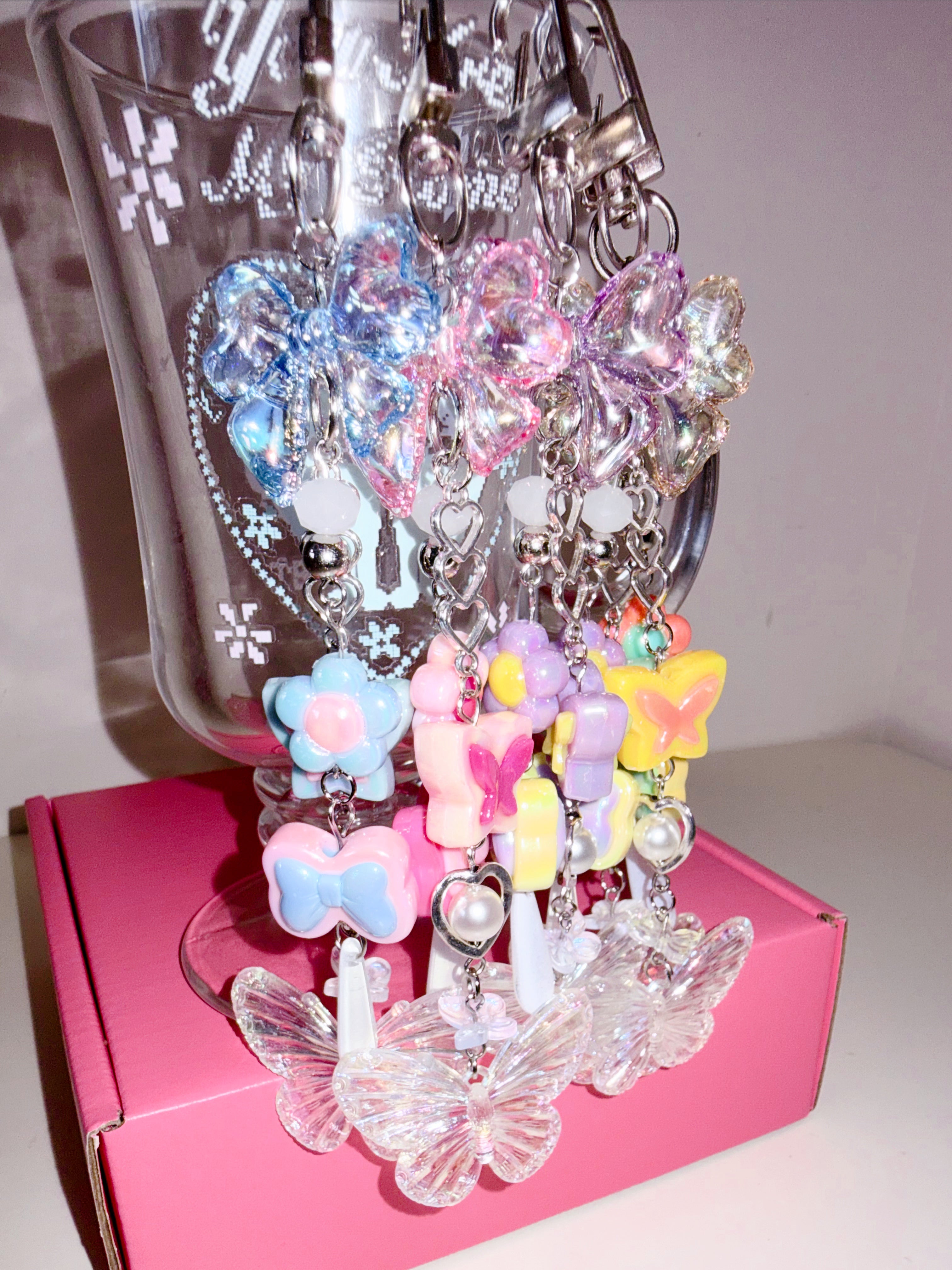 Expecto Beadronum | Vivid Butterfly Keychain