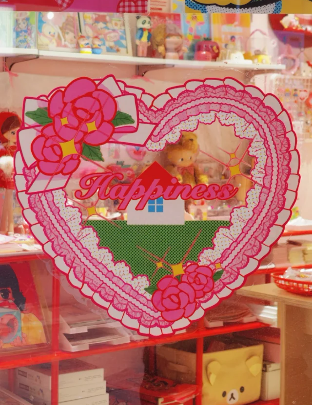 Totally | Happiness Glass Sticker