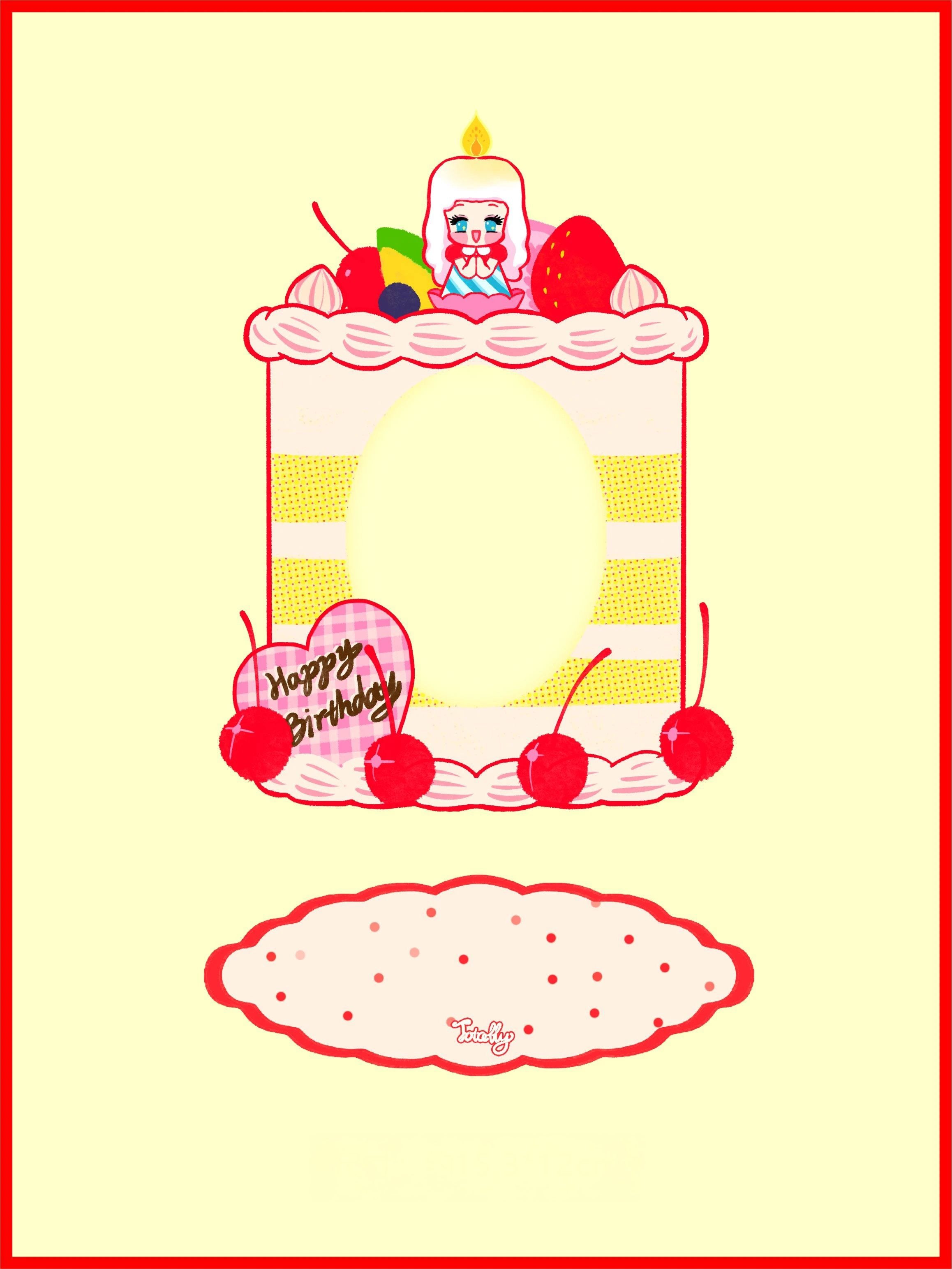 Totally | 3" Card Birthday Acrylic Stand