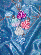 Chubby Charms Club | Magic Wand 3D-Print Mini Necklace - Green Gradient