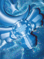 Chubby Charms Club | Magic Moon Wand 3D-Print Lip Stick Case - Baby Blue
