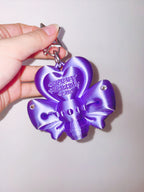 Chubby Charms Club | Magic Heart Wand 3D-Print Lip Stick Case - Purple