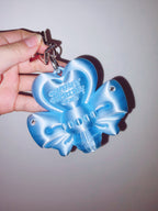 Chubby Charms Club | Magic Heart Wand 3D-Print Lip Stick Case - Baby Blue