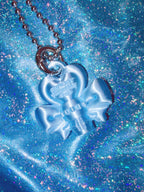Chubby Charms Club | Magic Wand 3D-Print Mini Necklace - Baby Blue