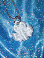 Chubby Charms Club | Magic Wand 3D-Print Mini Necklace - White