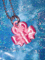Chubby Charms Club | Magic Wand 3D-Print Mini Necklace - Pink