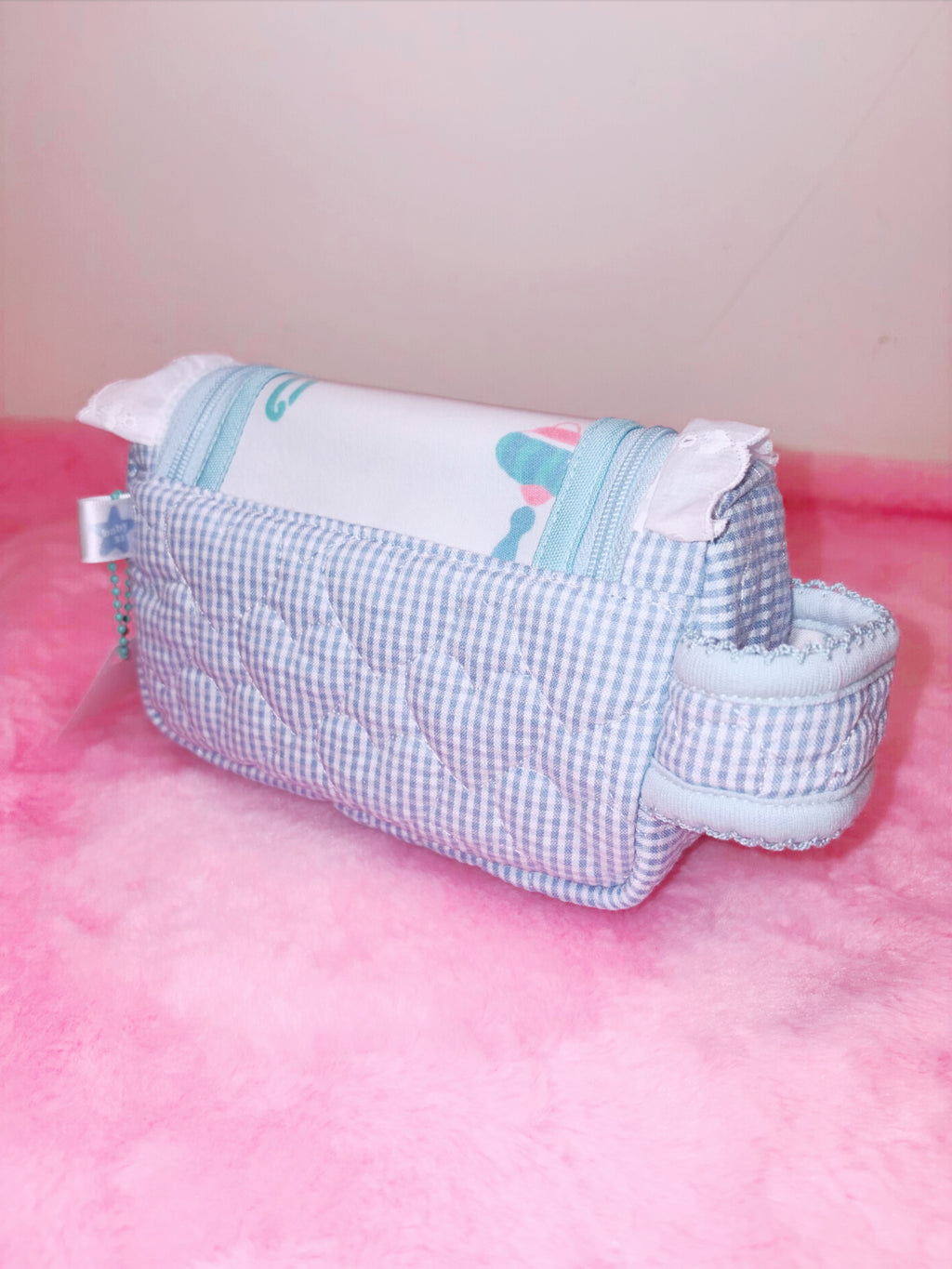 baby31 | Double Fostener Pouch (Blue Bear)