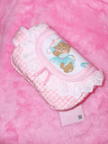 baby31 | Double Fostener Pouch (Pink Bear)