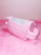 baby31 | Double Fostener Pouch (Pink Rabbit B)