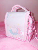 baby31 | Mini Box Pouch (Pink Check Rabbit)