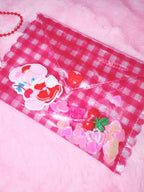 baby31 | Love Letter PVC Card Case (Red Check)