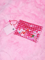 baby31 | Love Letter PVC Card Case (Red Check)