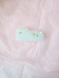 문어가든 | Fluffy puppy Hairpin (White Ribbon)