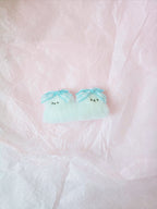 문어가든 | Fluffy puppy Hairpin (Blue Ribbon Twin)