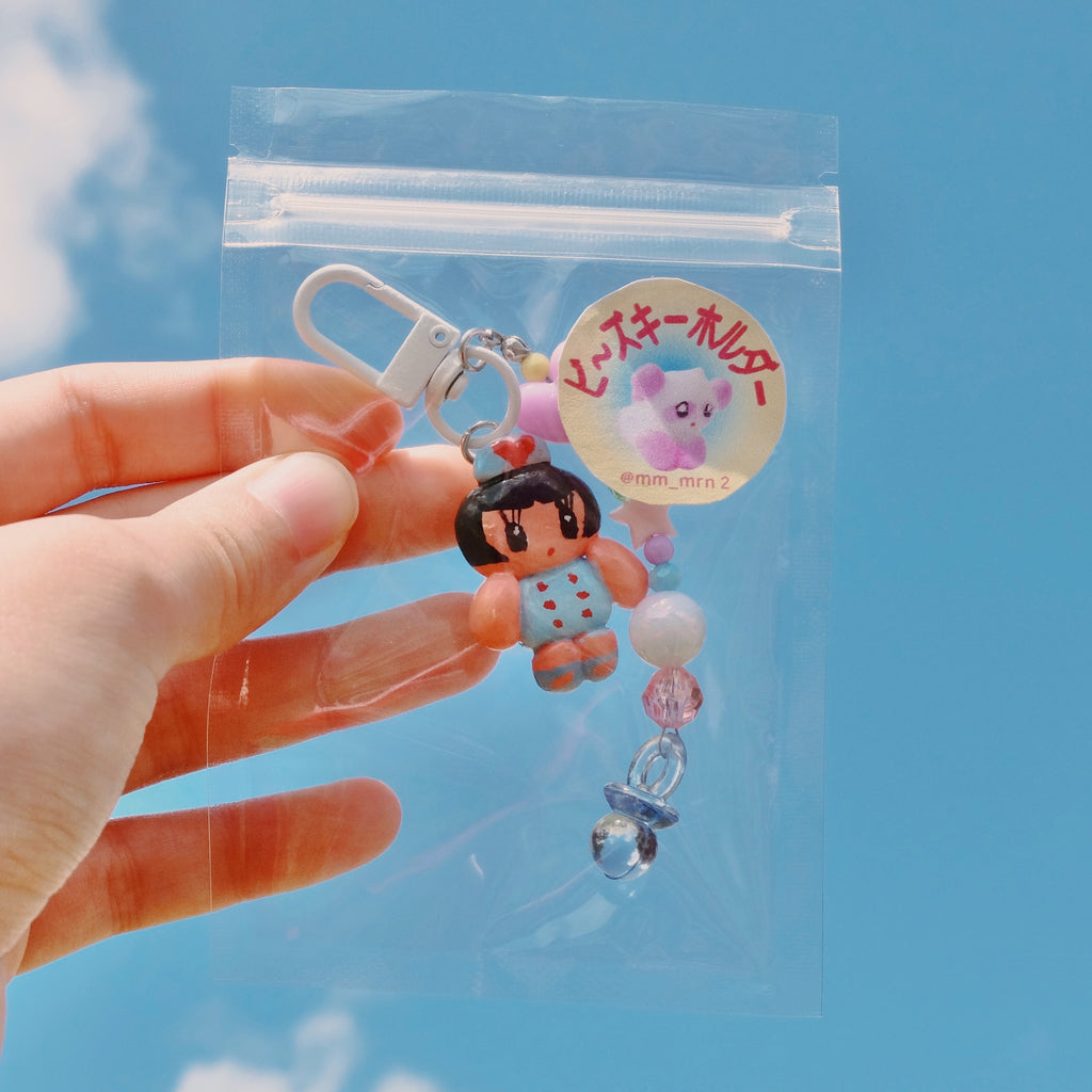 Momomeronn桃甜瓜 | Bead Clay Keychain