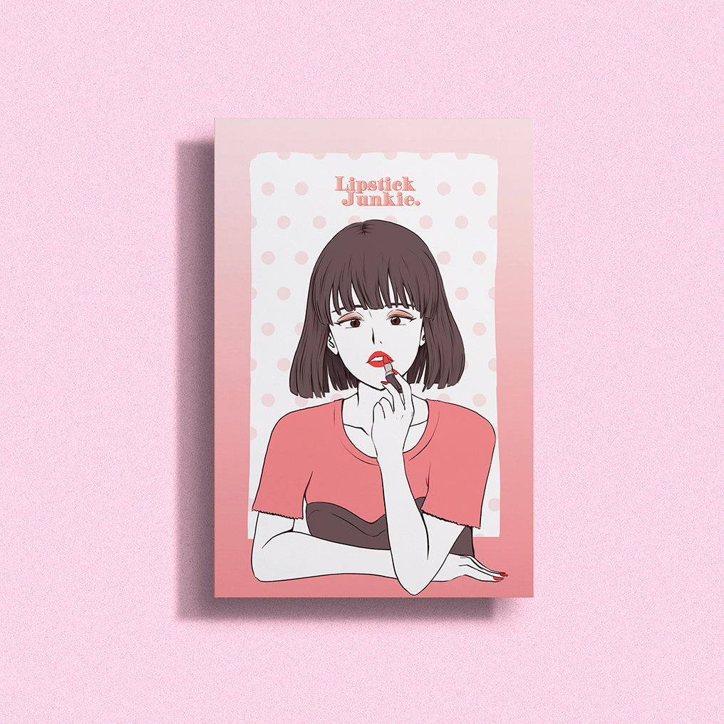 Mayu Gogo | Postcard - Lipstick Junkie