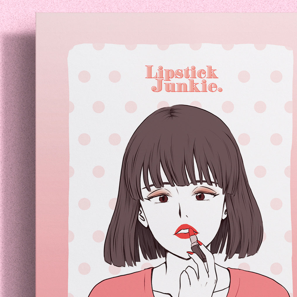 Mayu Gogo | Postcard - Lipstick Junkie