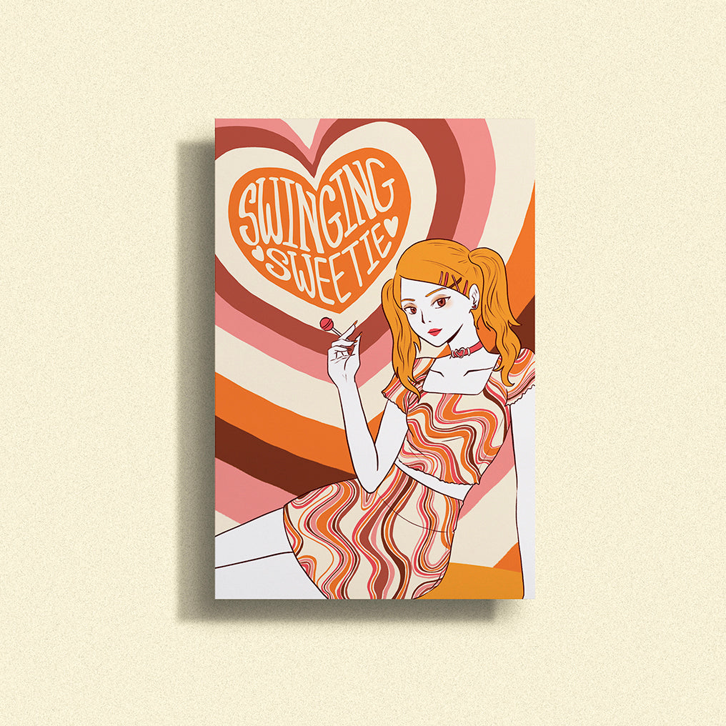 Mayu Gogo | Postcard - Swinging Sweetie