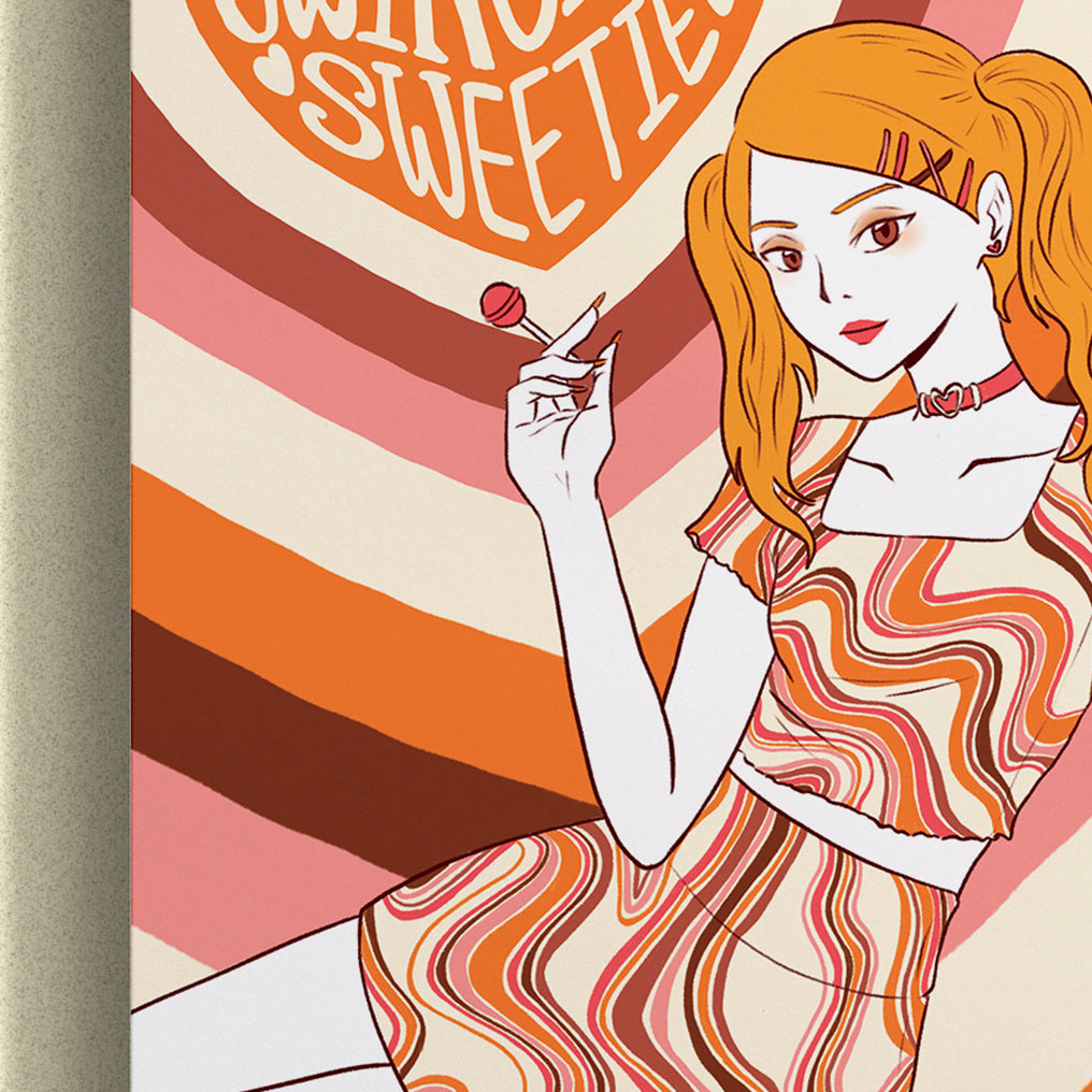 Mayu Gogo | Postcard - Swinging Sweetie