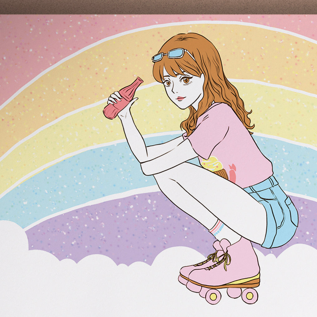 Mayu Gogo | Postcard - Rolling on Rainbow