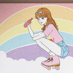 Mayu Gogo | Postcard - Rolling on Rainbow