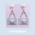 annuipapa | Blue Love Letter Earrings