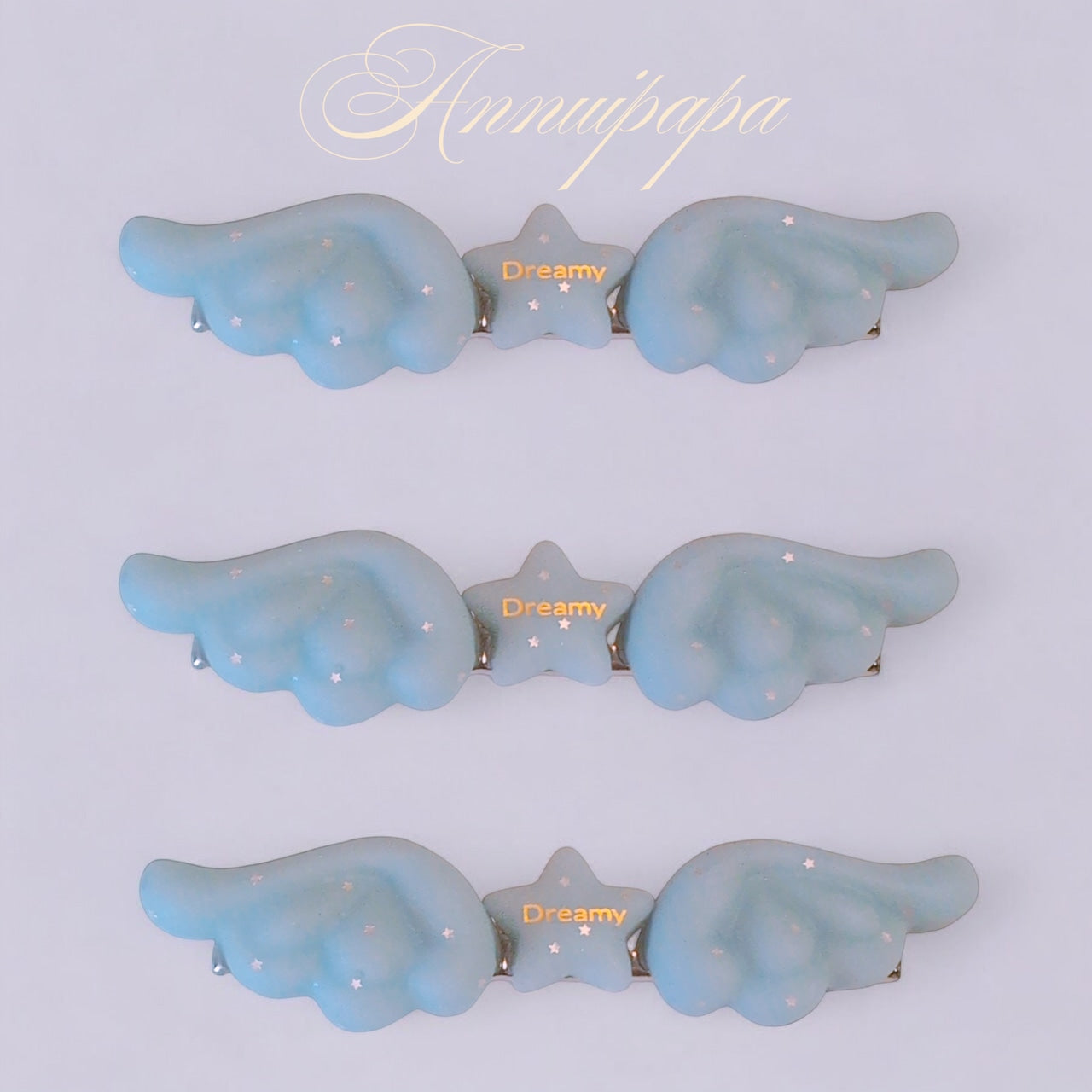 annuipapa | Blue Star Angel Hairclip