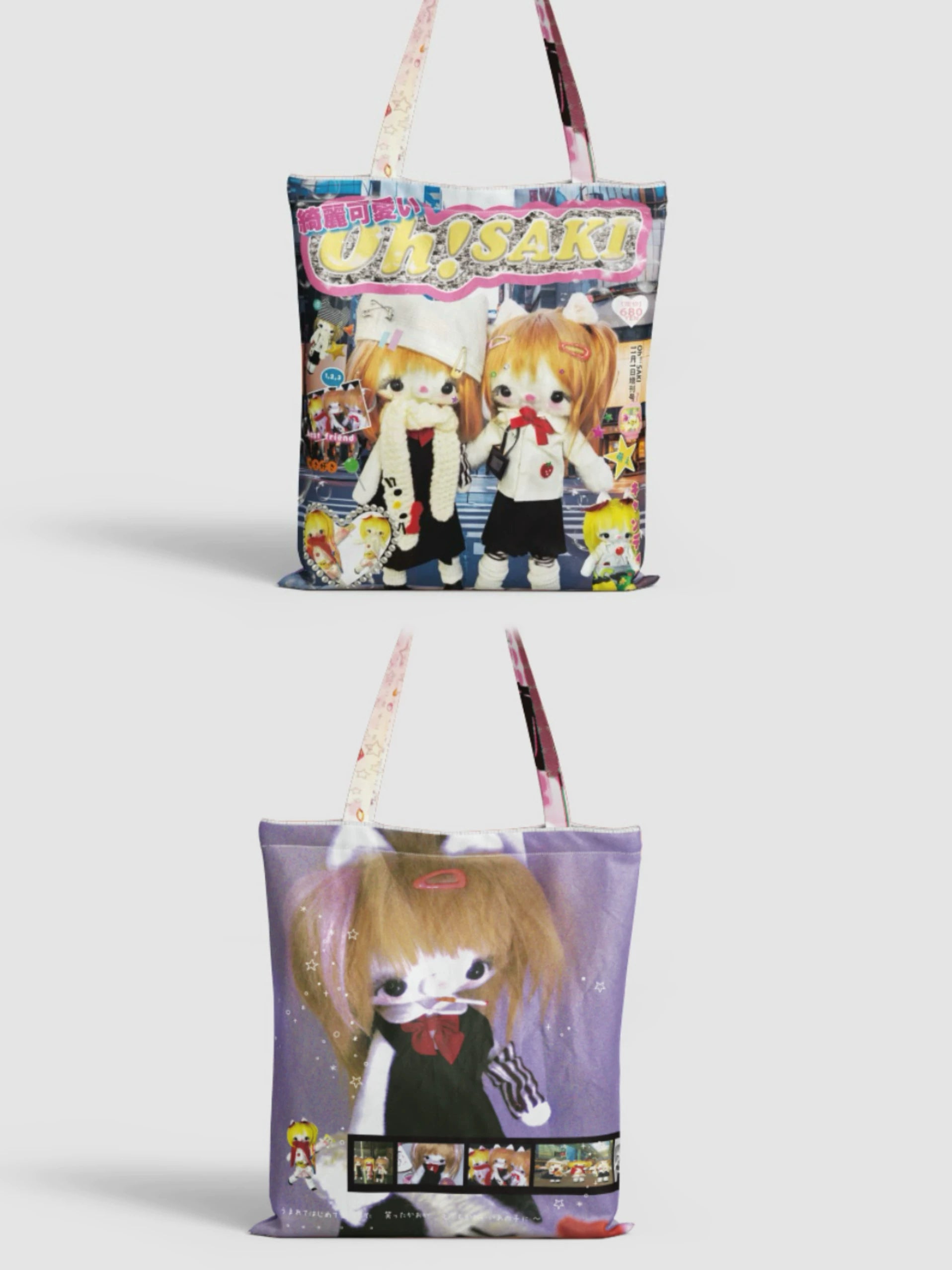 A Meng | Saki Girl Twin 2 Way Totebag