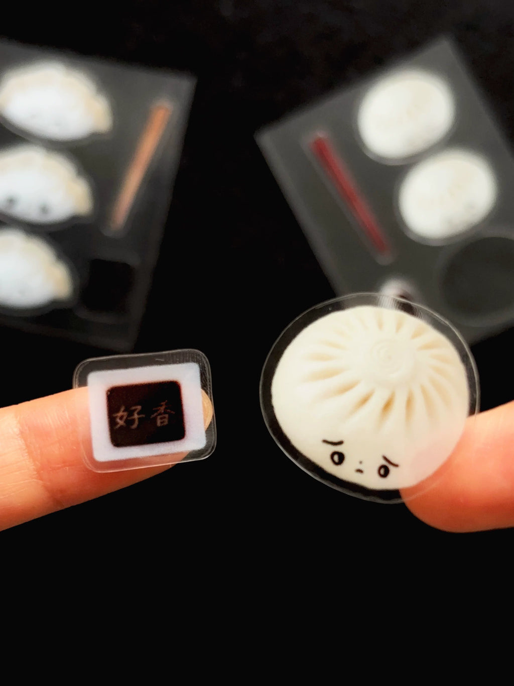 A Meng | Bun Clear Sticker Sheet