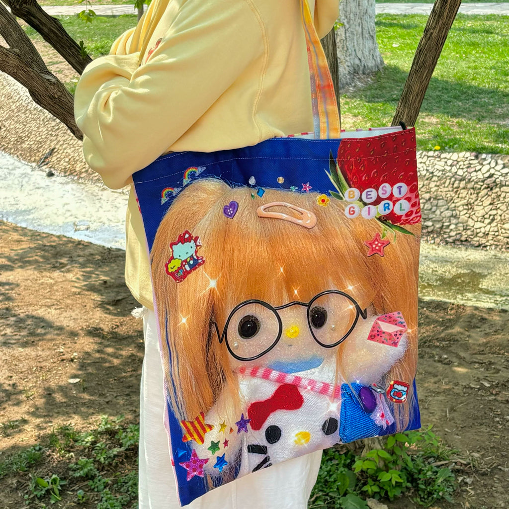 A Meng | Saki Girl 2 Way Totebag