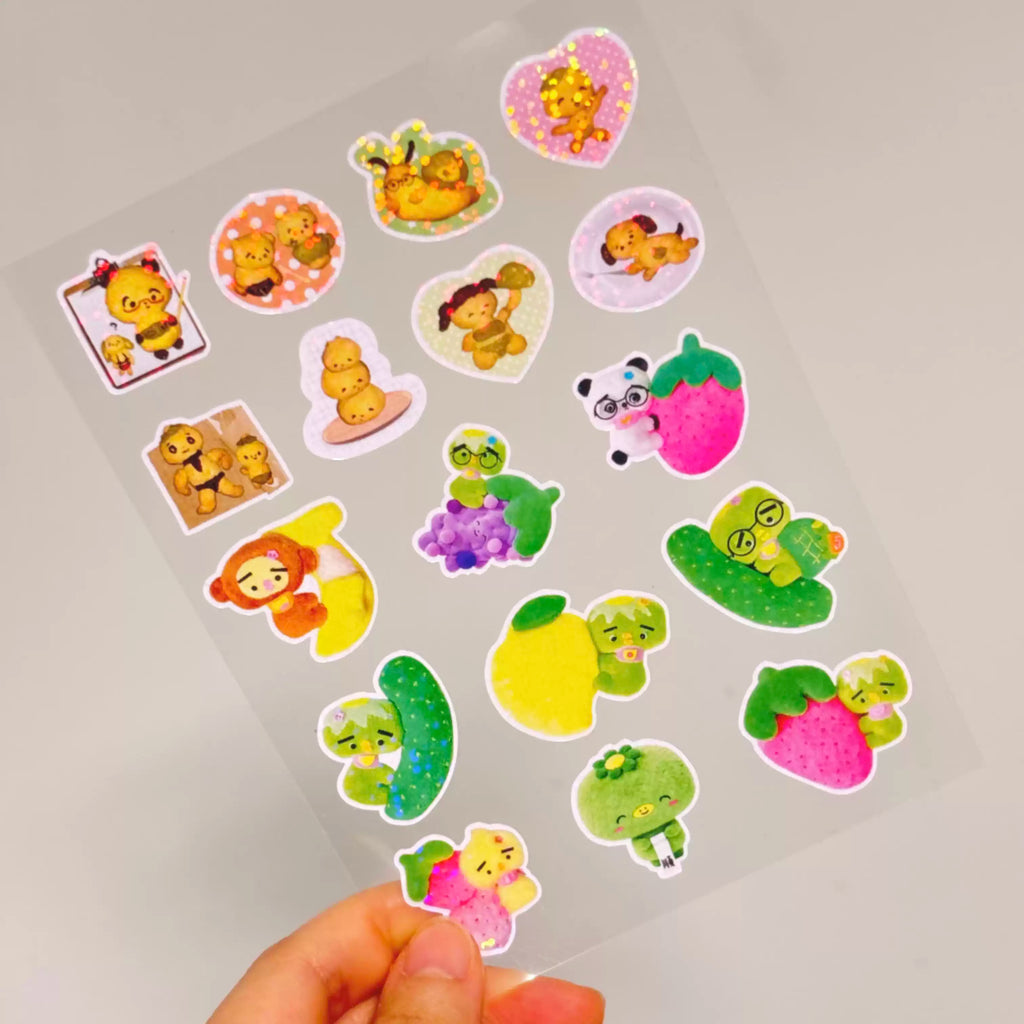 A Meng | Cutie Kappa Sticker Sheet