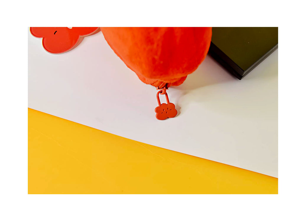 A Meng | DOREMEEE Red Flower Make Up Pouch