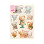 BotBites | Fluffy Cat Glitter Sticker Sheet