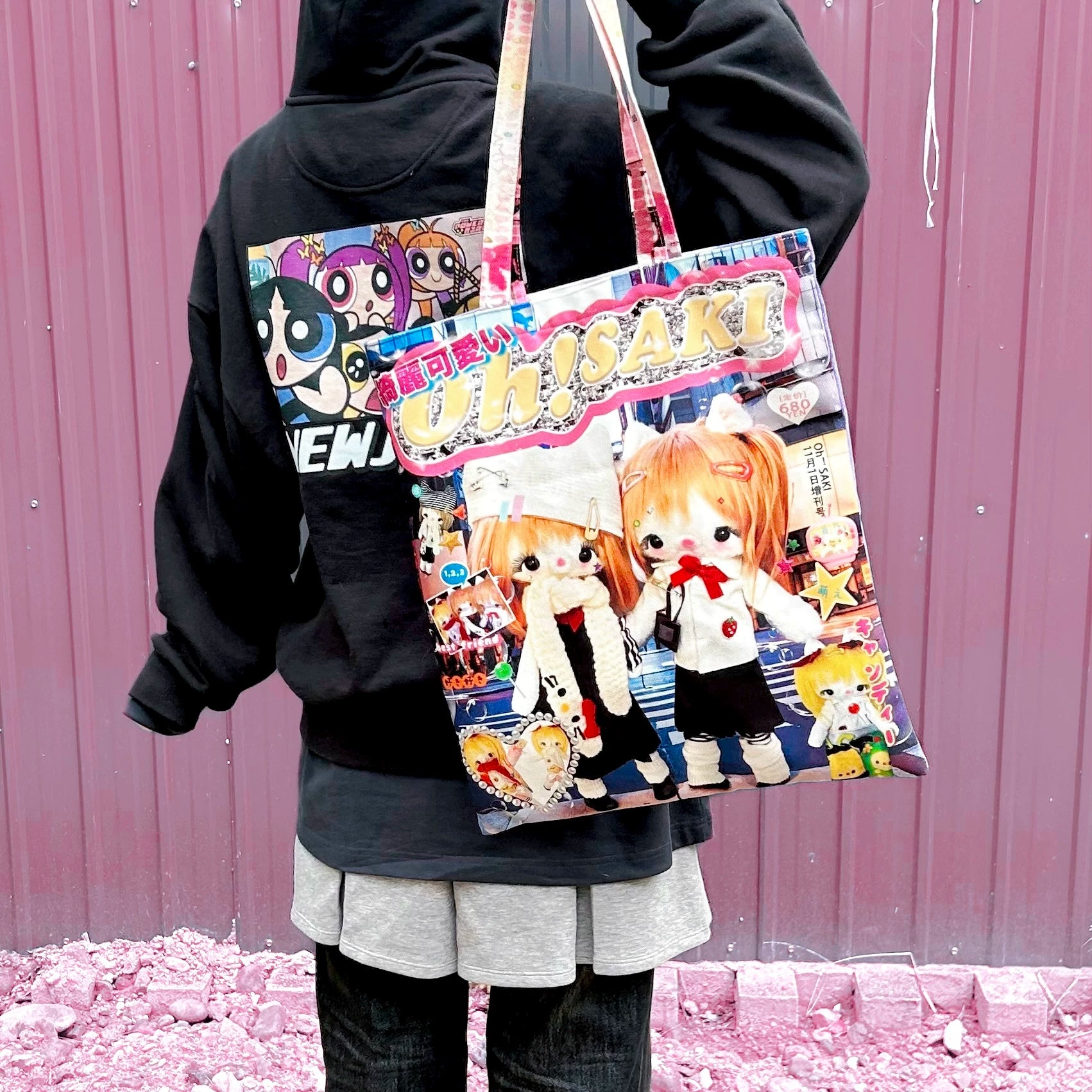 A Meng | Saki Girl Twin 2 Way Totebag