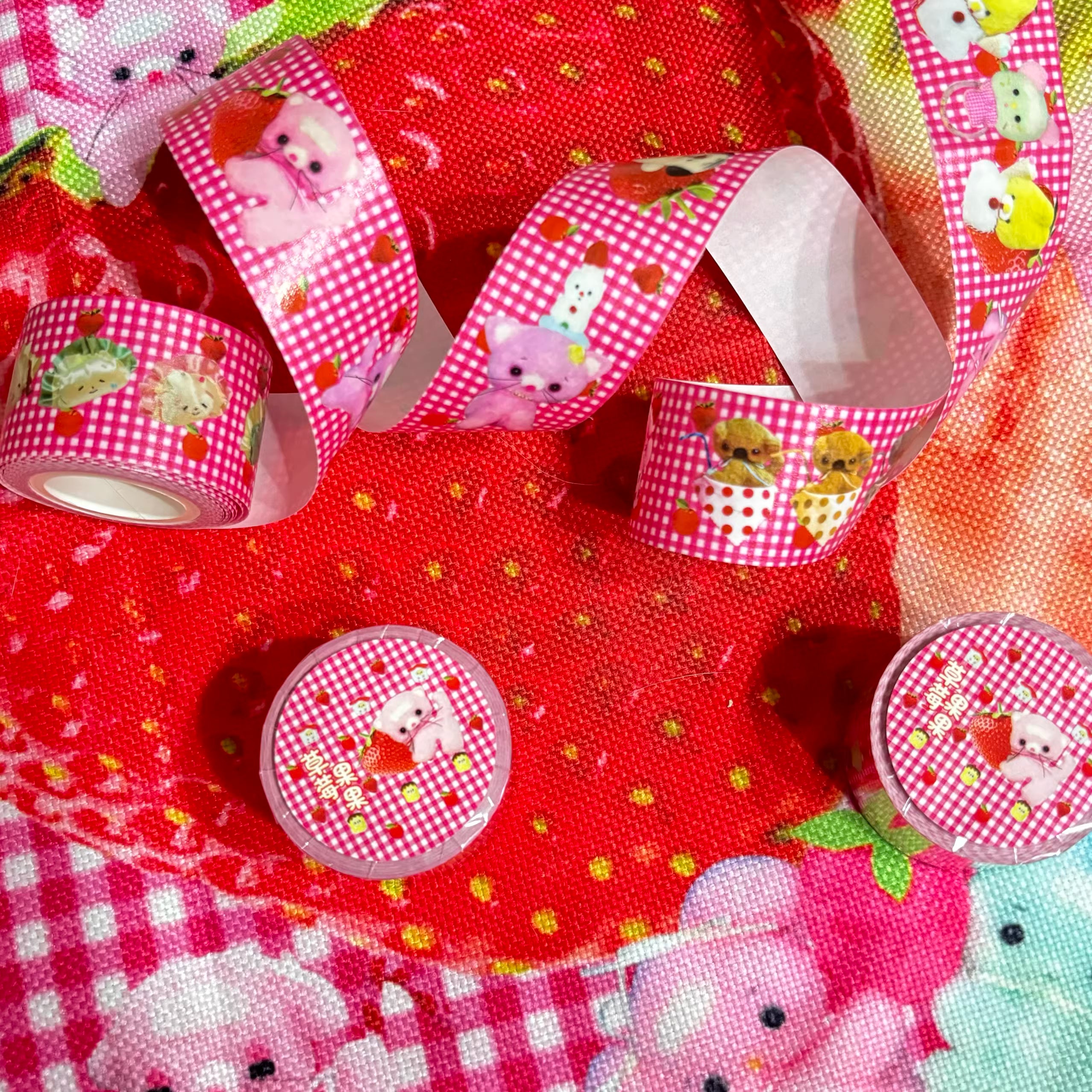 A Meng | Sweet Strawberry Masking Tape