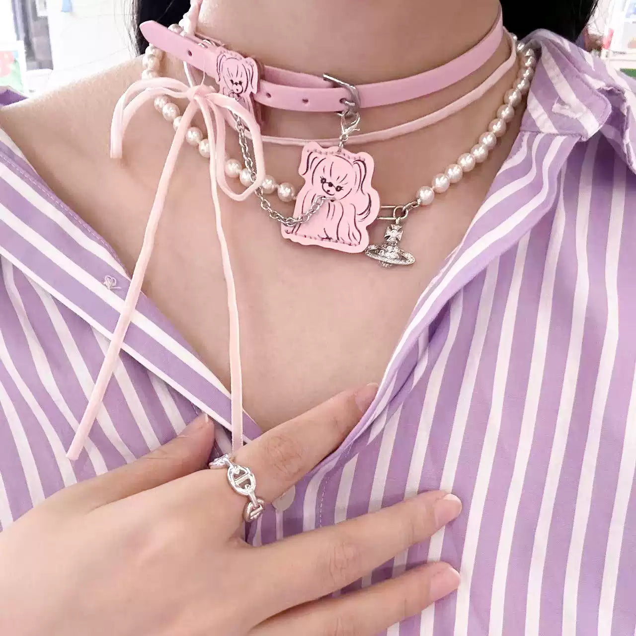 Kira Kira 62 | Pink Puppy Collar