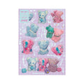 BotBites | Fluffy Cat Glitter Sticker Sheet