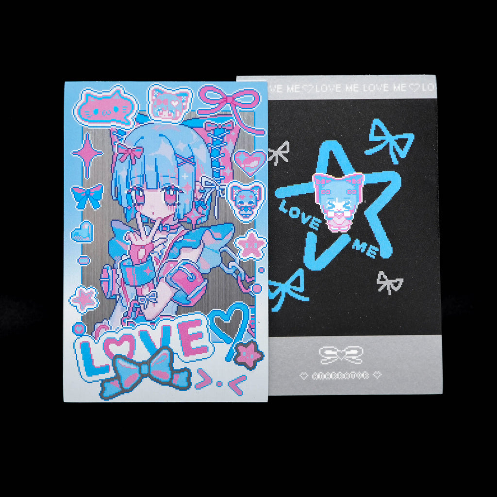 ANARRATOR | 3-inch Silver card