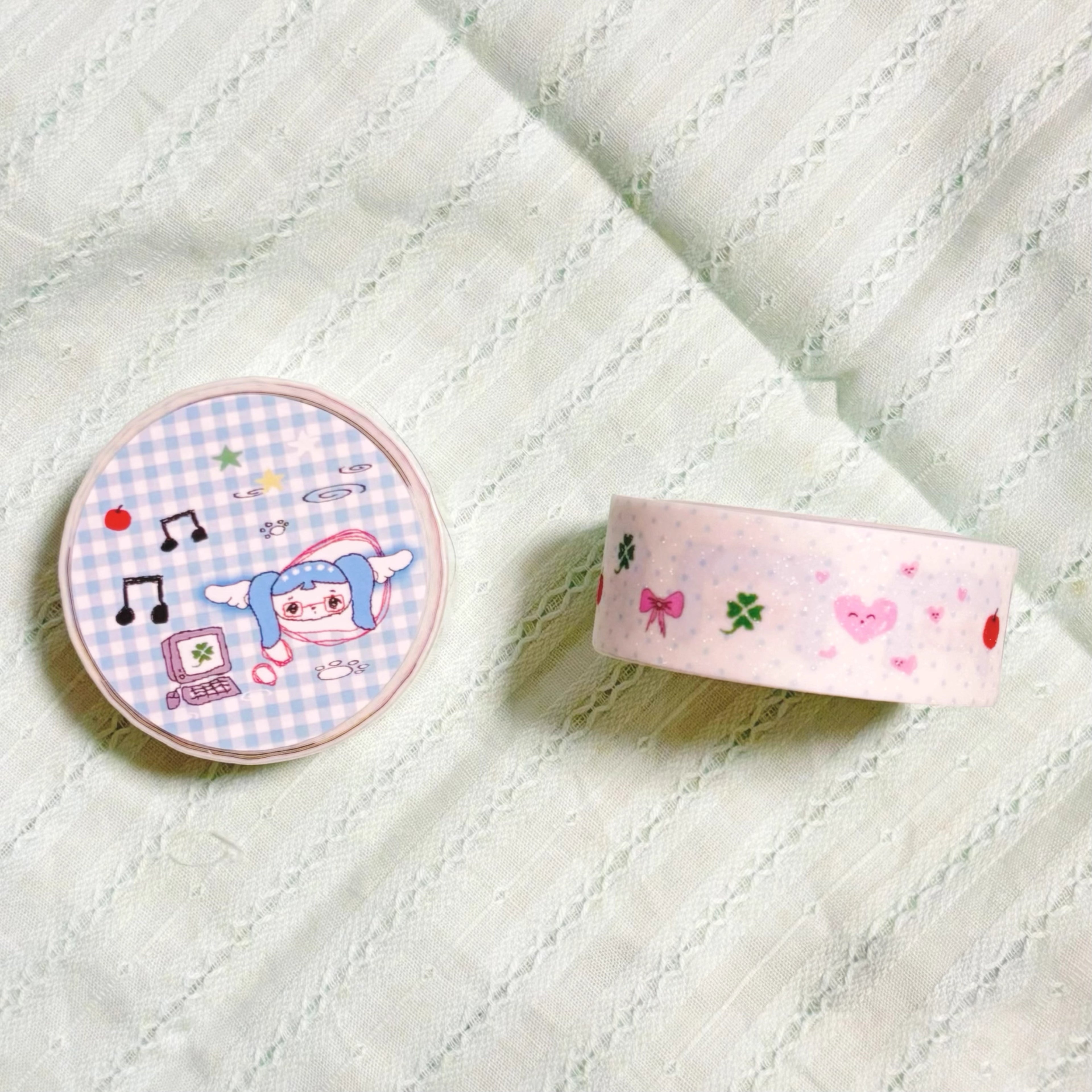 A Meng | Pixel Time Glitter Masking Tape
