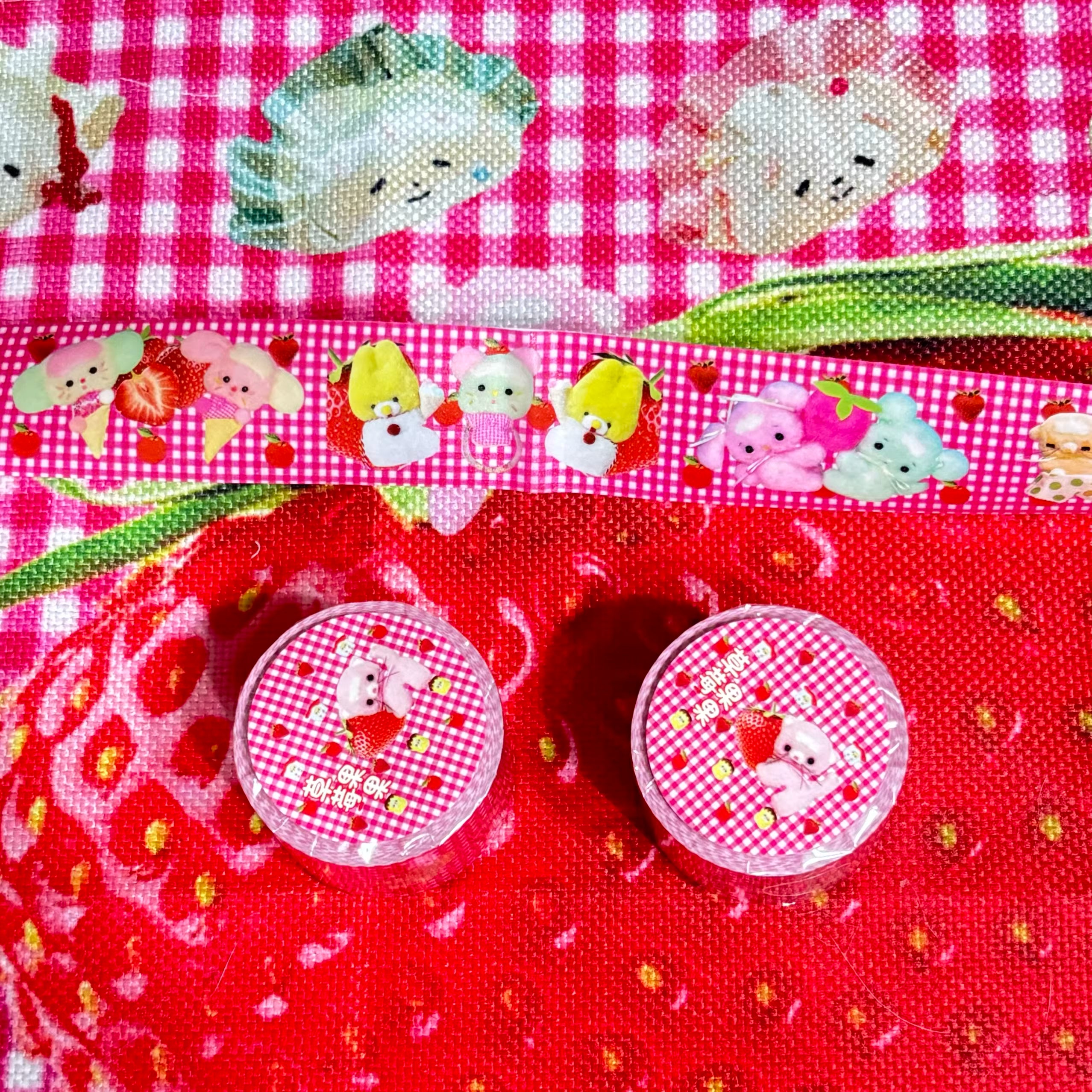 A Meng | Sweet Strawberry Masking Tape