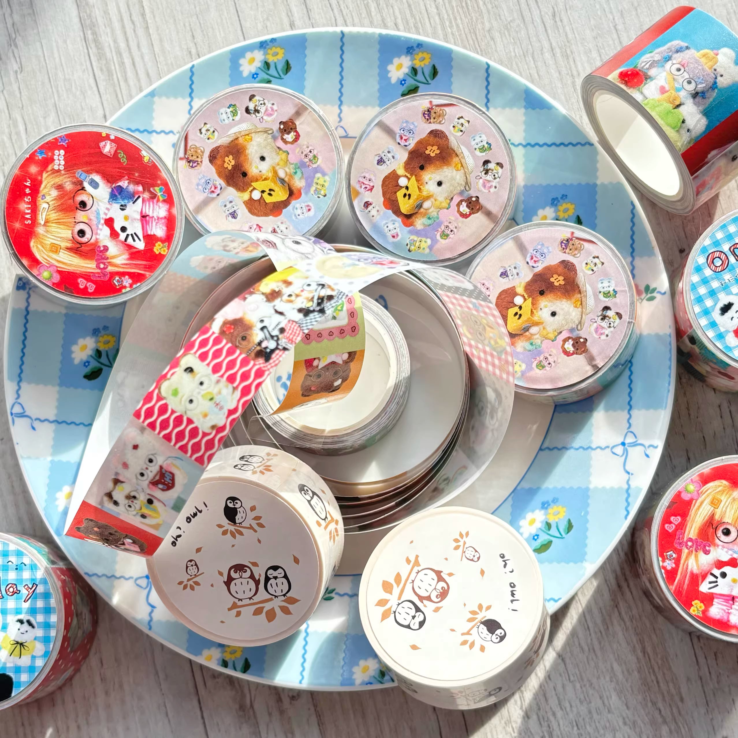 A Meng | Cute Chipmunk Masking Tape