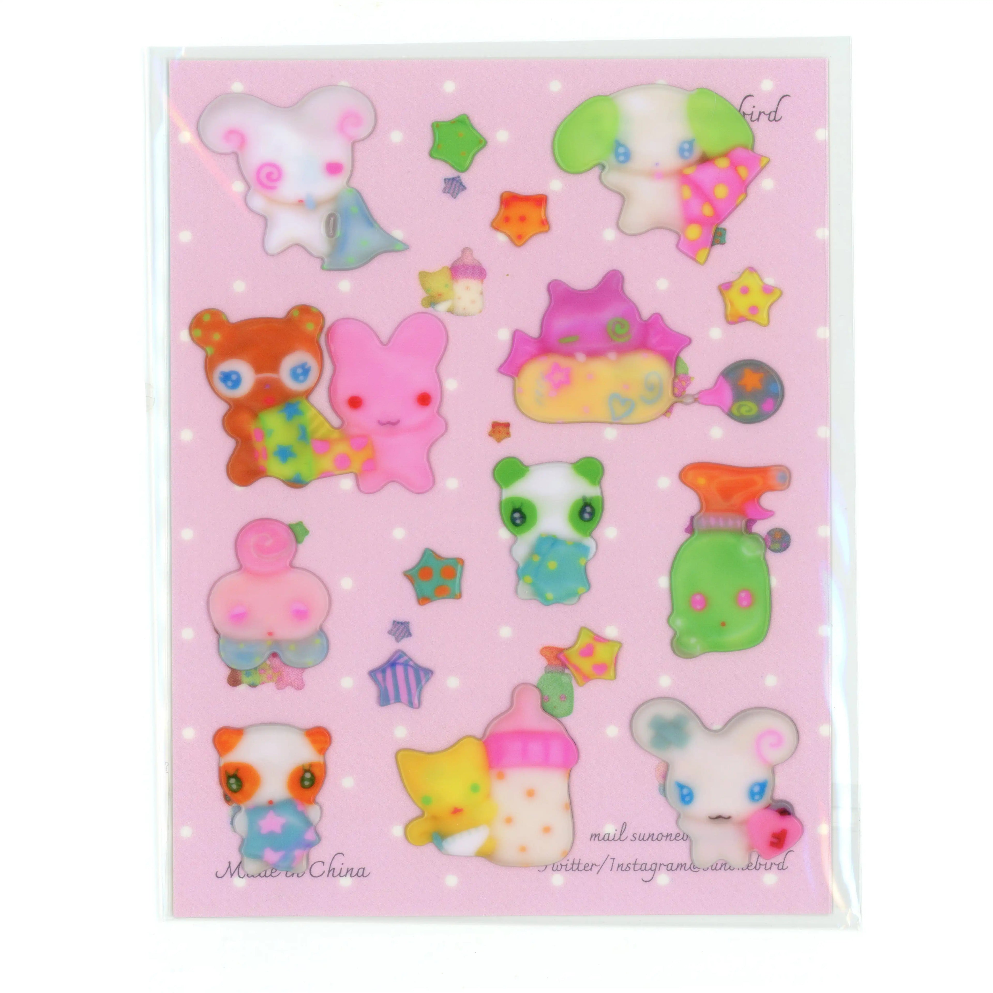 sunonebird | Origami Star Sticker Sheet