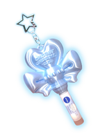 Chubby Charms Club | Magic Heart Wand 3D-Print Lip Stick Case - Baby Blue