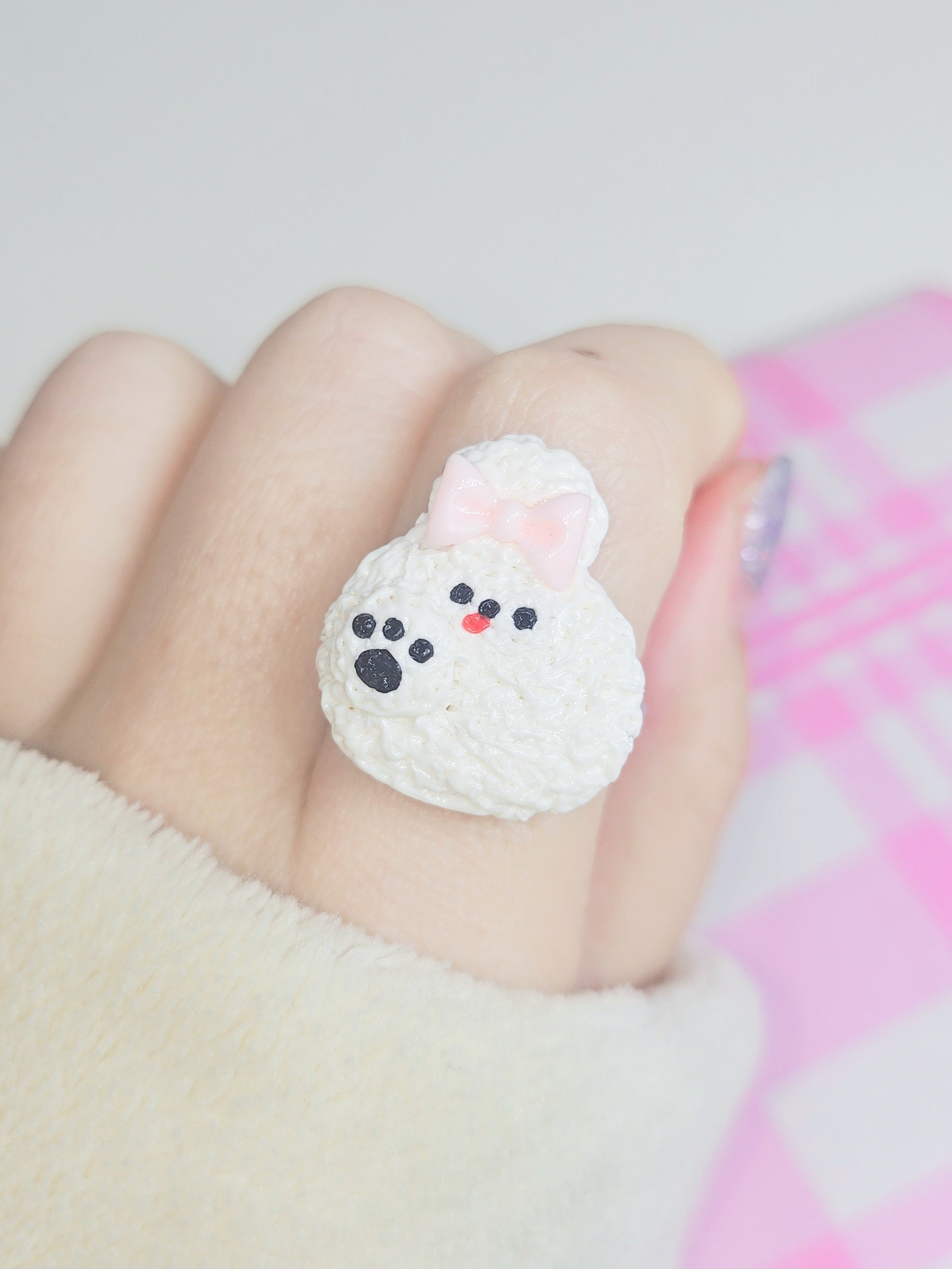 my little doggg | Handmade Dog Ring (Paw)