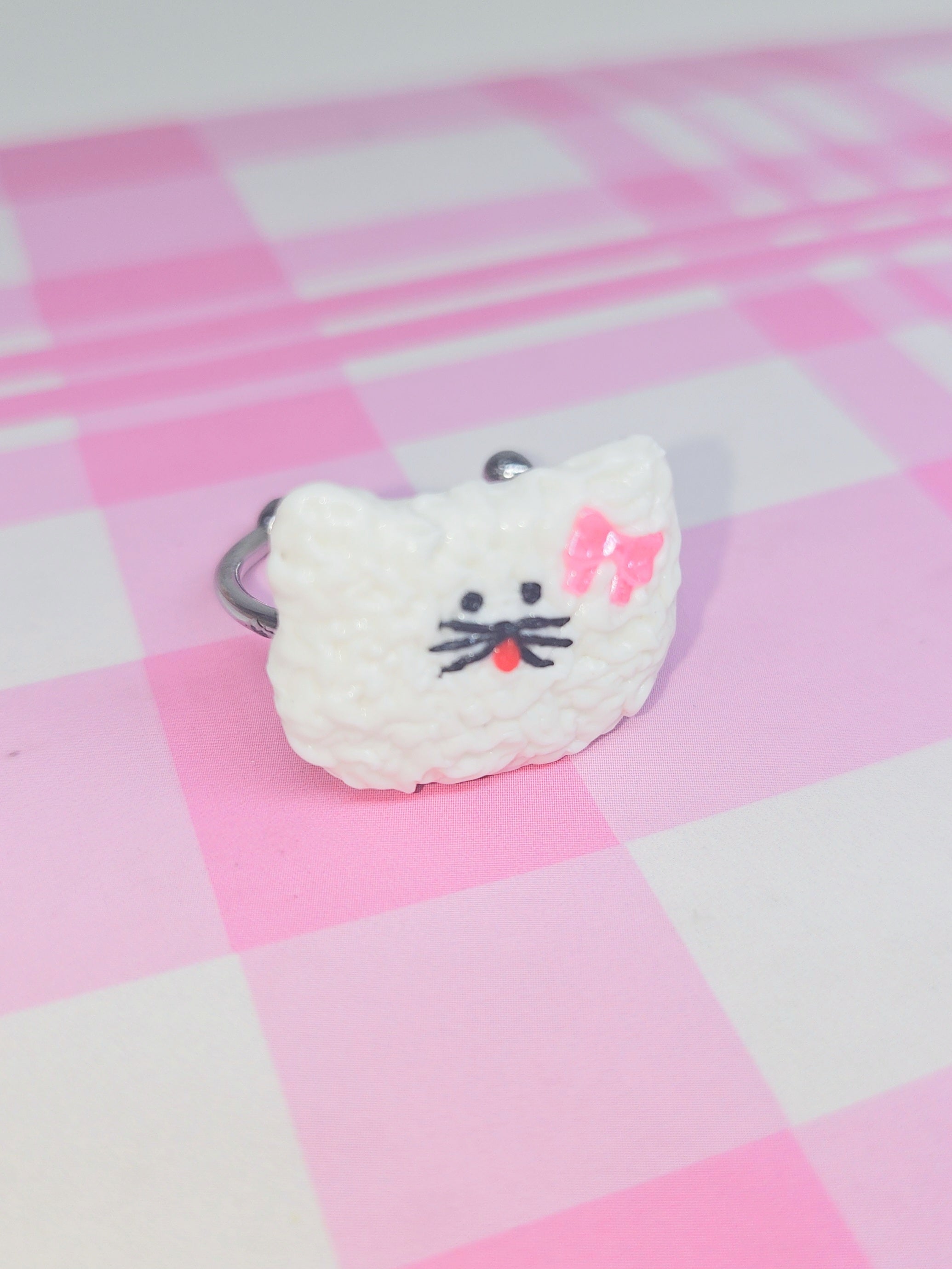 my little doggg | Handmade Dog Ring (Pink Face)