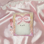 문어가든 | Quilted puppy wallet (Pastel Pink)